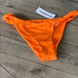 Frankie’s bikinis “Malibu” bottoms citrus large
